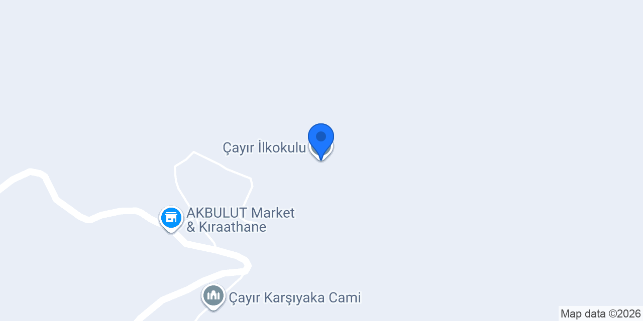 Çayır İlkokulu konumu