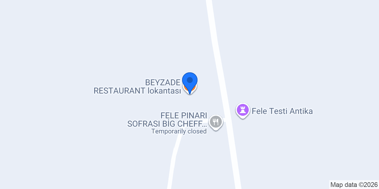 BEYZADE RESTAURANT lokantası konumu