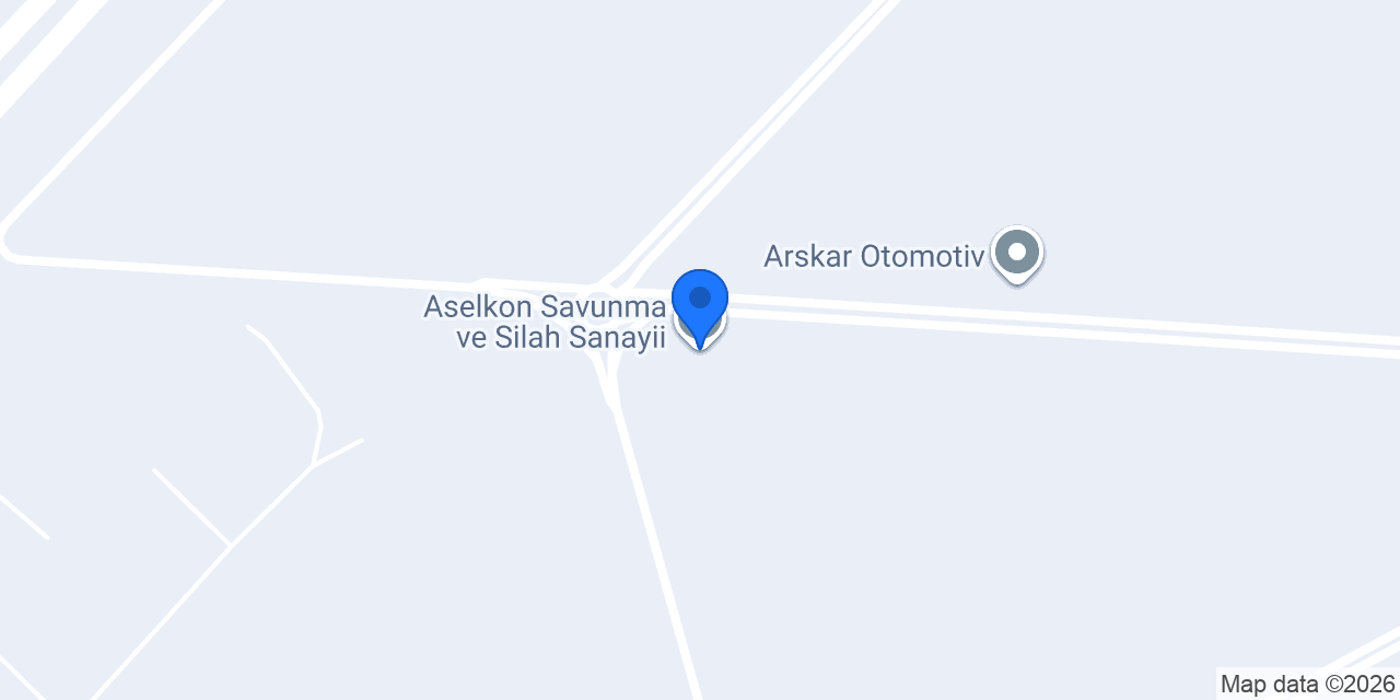 Aselkon Savunma ve Silah Sanayii konumu