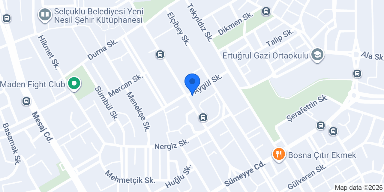 Yeni Bosna Taksi Konya konumu