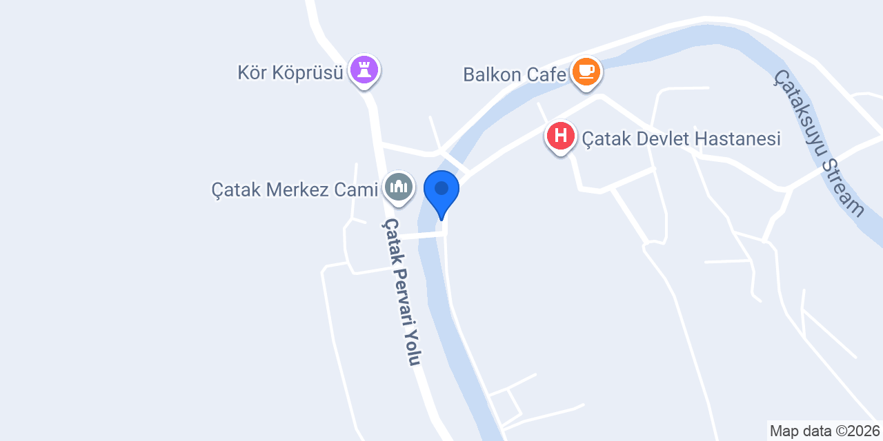 Van Çatak Çiçekçi konumu
