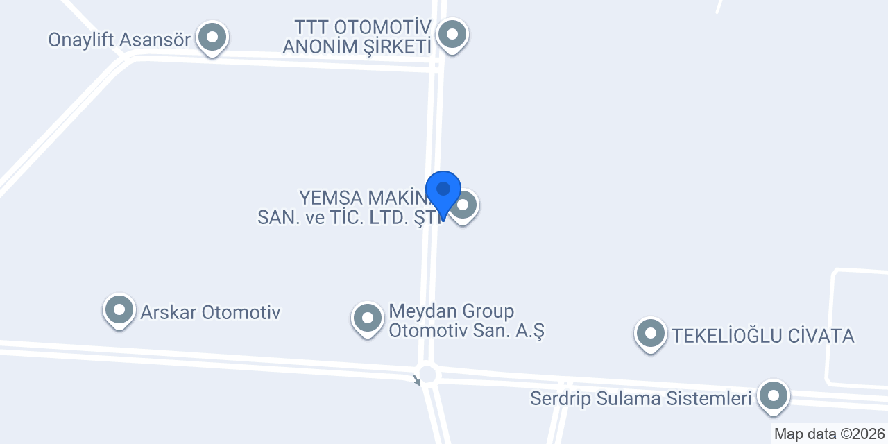 Elm Döküm Makinaları konumu