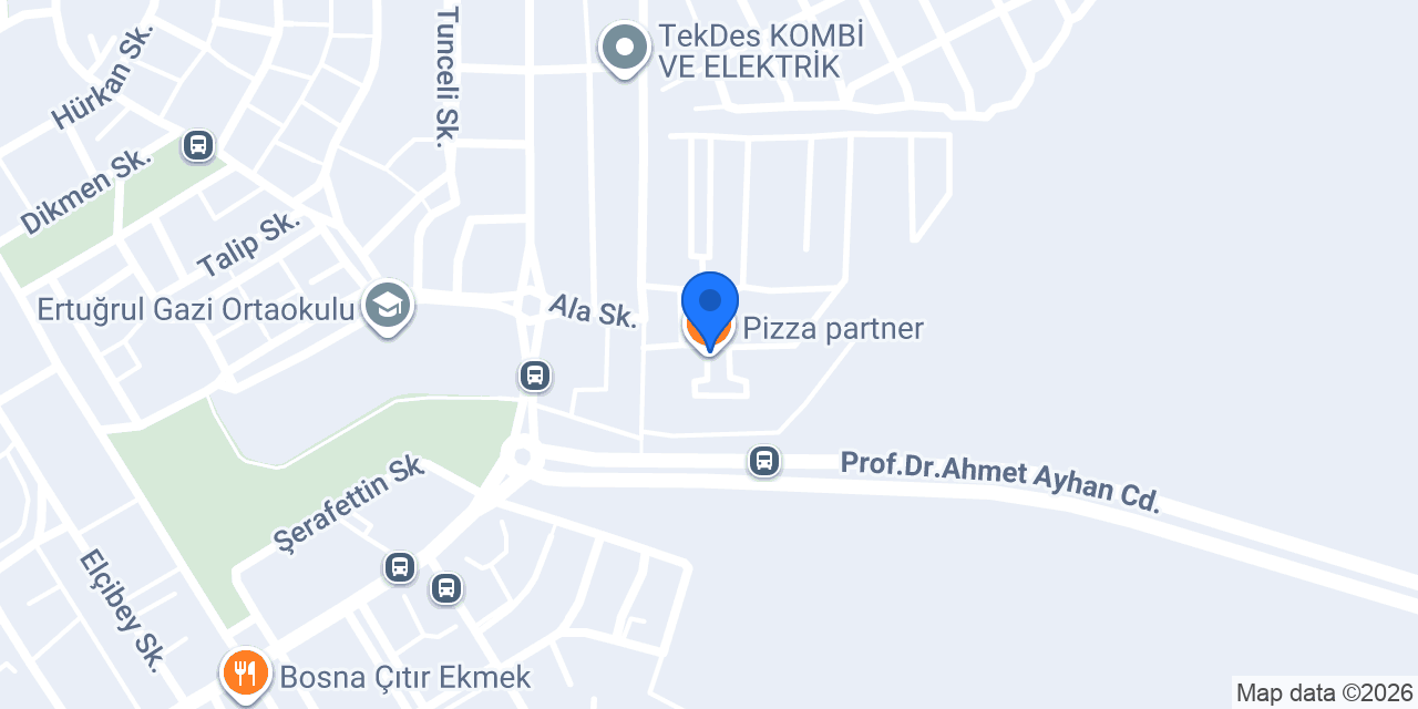Odis Pizza & Bistro konumu