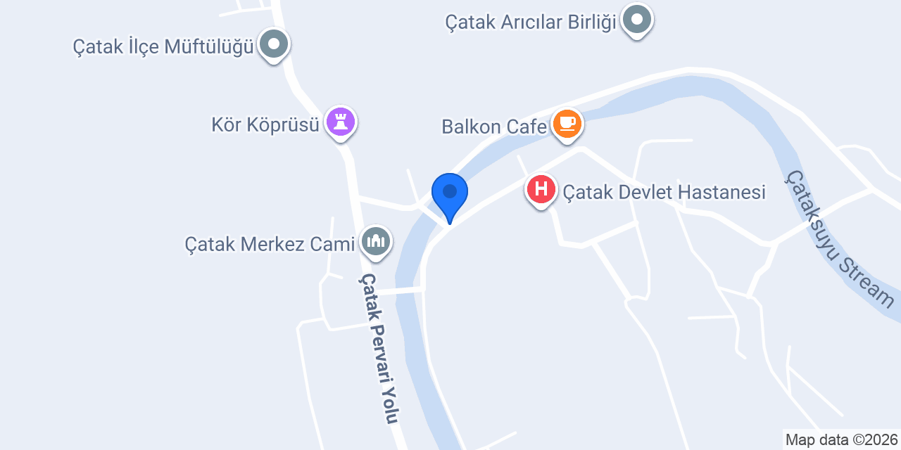 Çatak Müftülüğü konumu