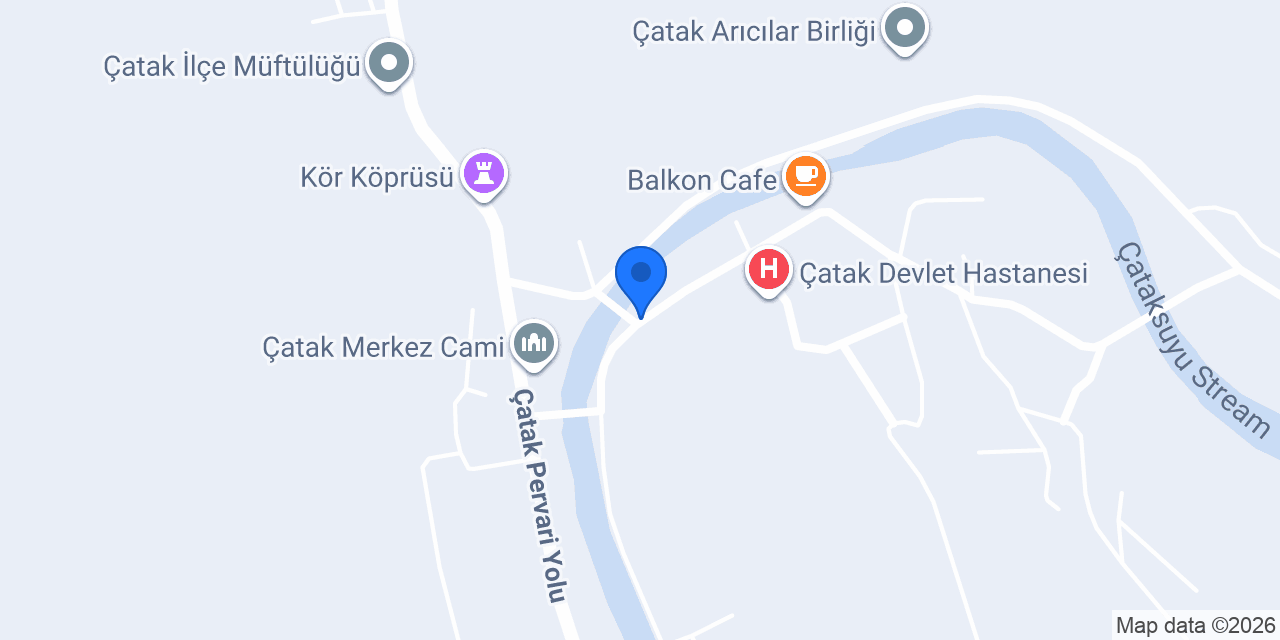 Çatak Kaymakamlığı konumu