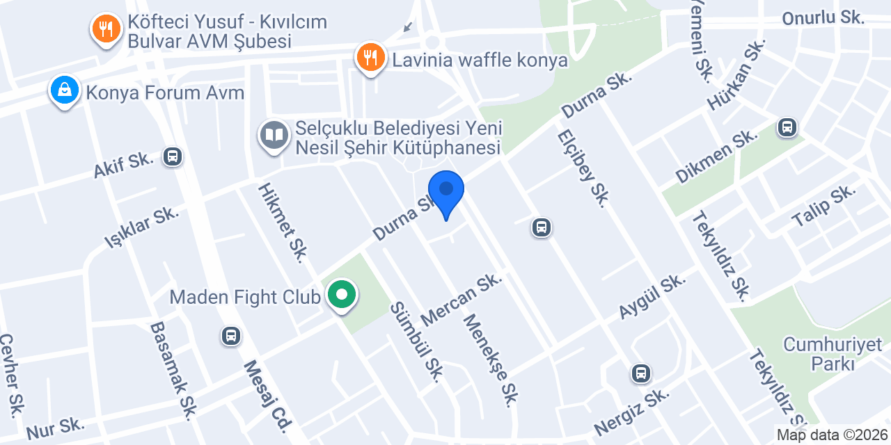 Engin Rent A Car konumu