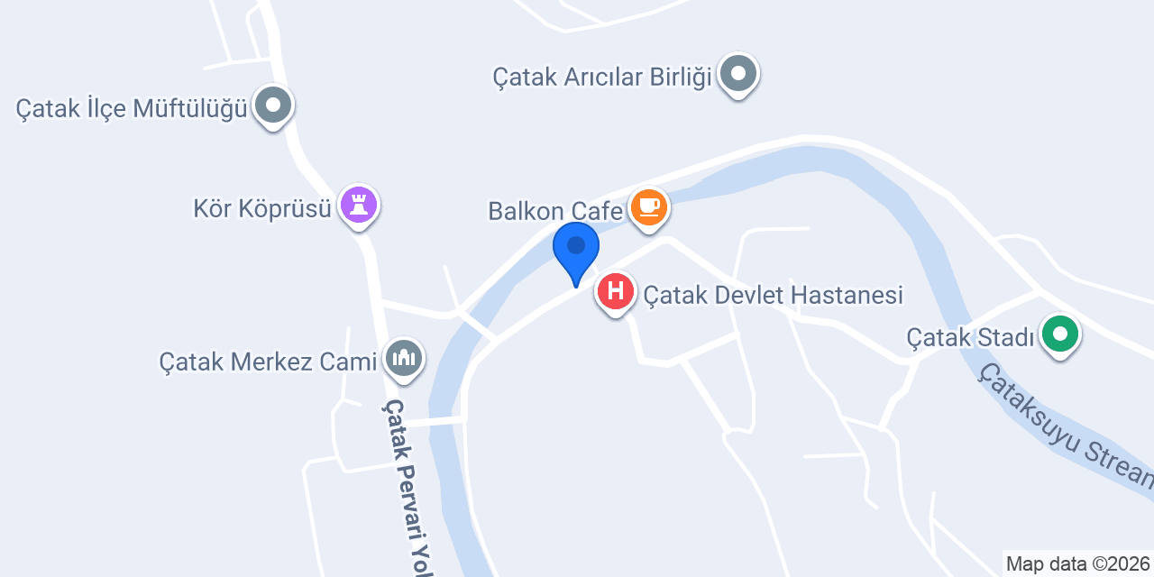 Çatak Belediyesi konumu