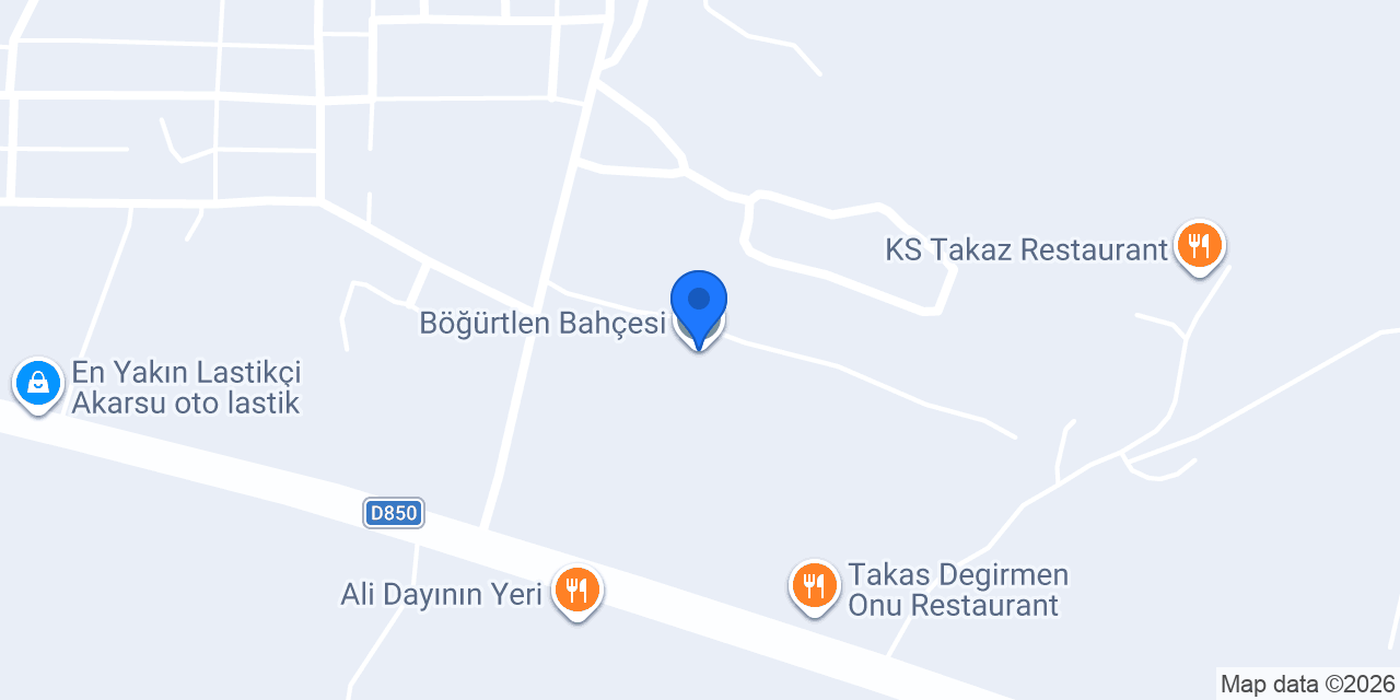 Böğürtlen Bahçesi konumu