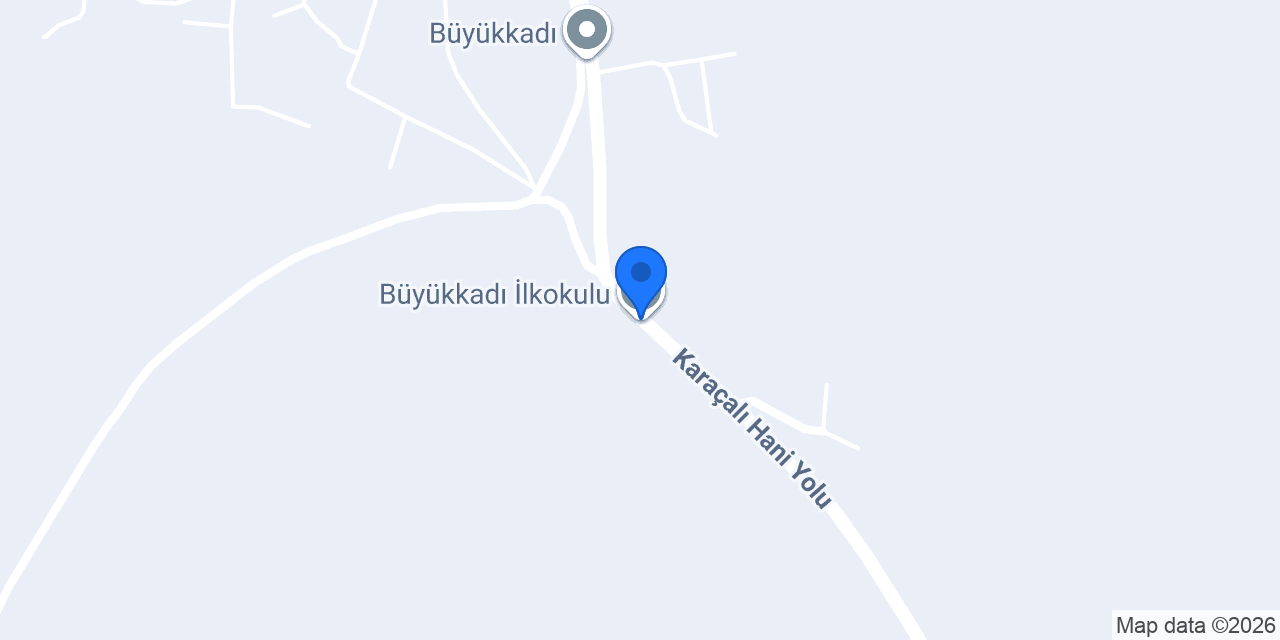 Büyükkadı İlkokulu konumu