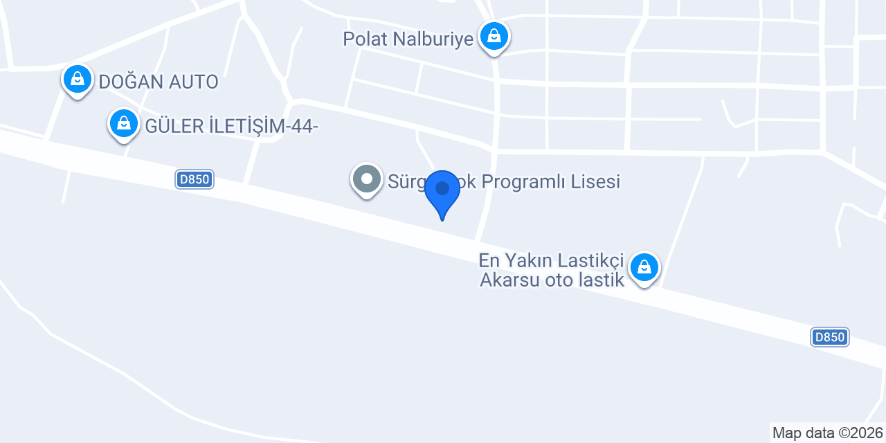 Sürgü Malatya Yazıhanesi konumu
