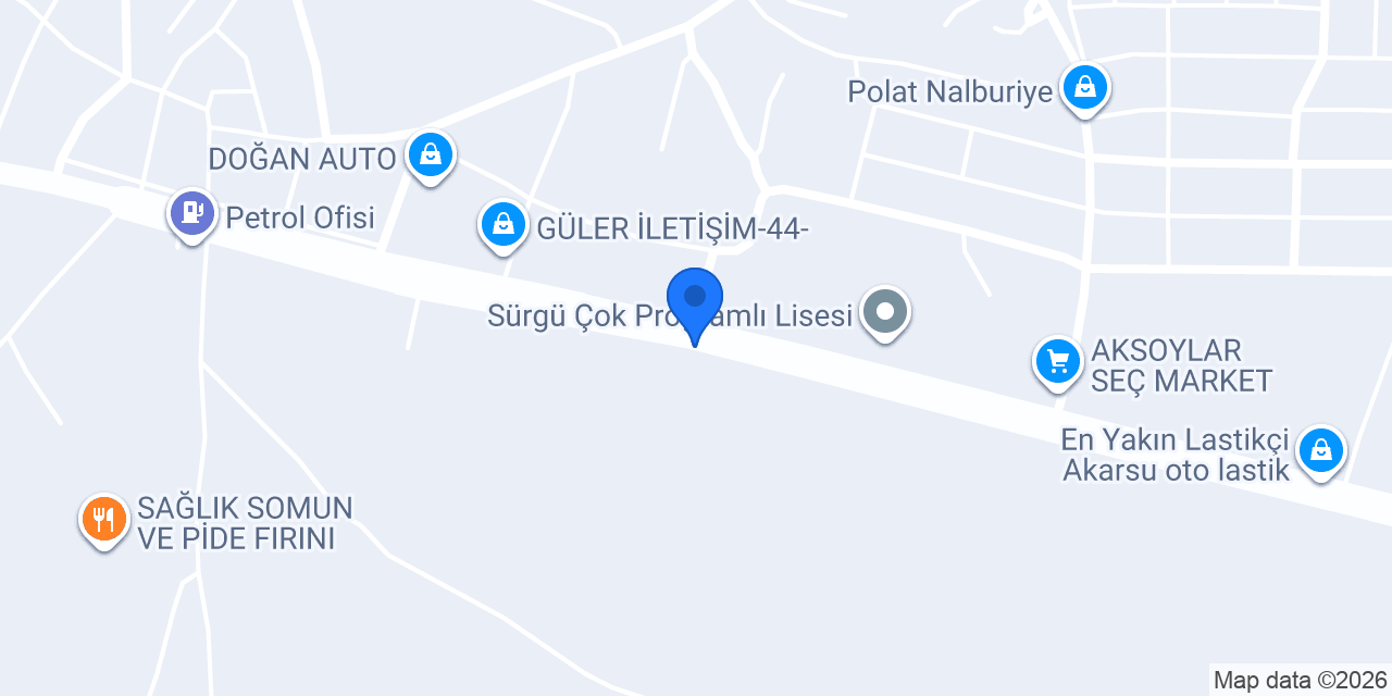 Sürgü Eczanesi konumu