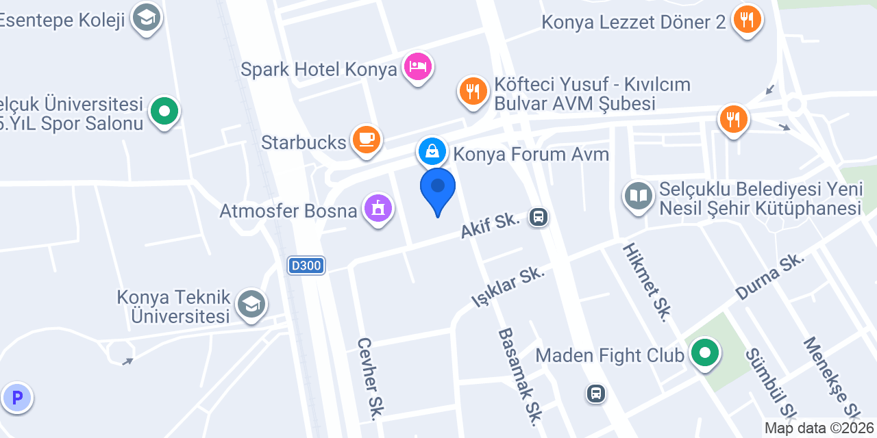 MF ERKEK KUAFÖRÜ konumu