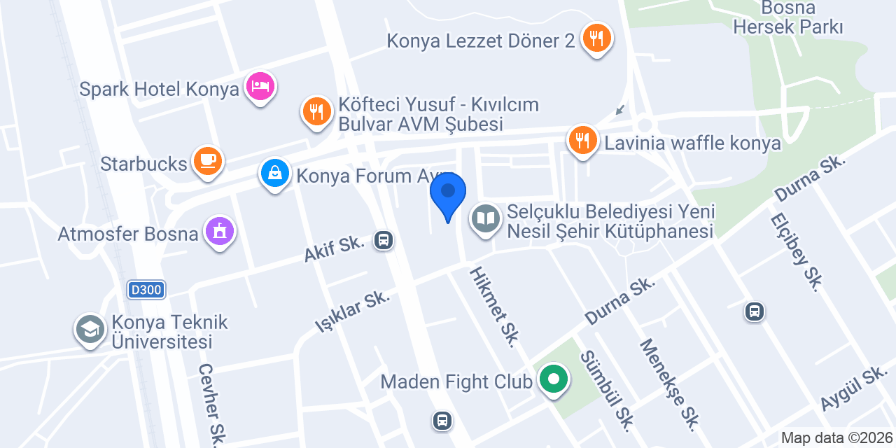 Bosna Mavi petshop konumu