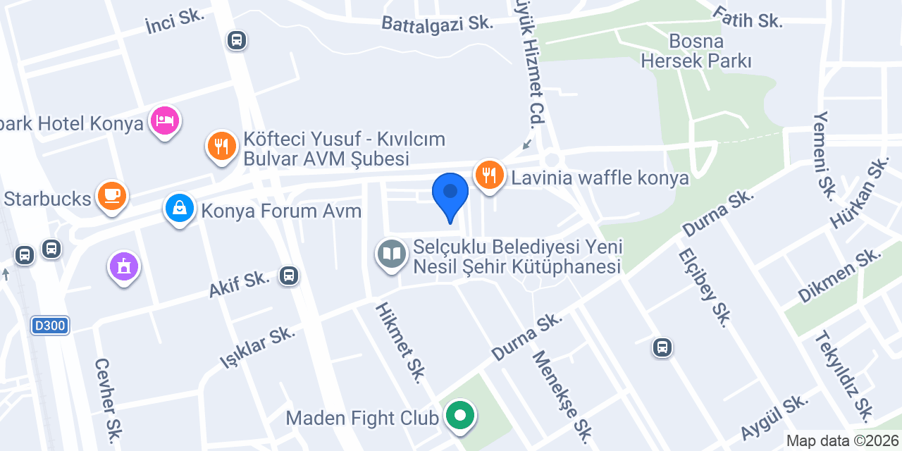 Umay Çiçekçilik Bosna konumu