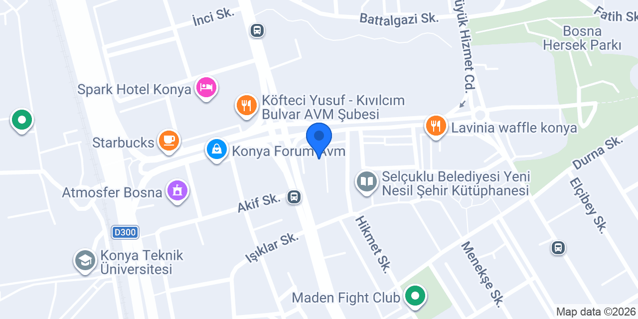 BOSNA OKYANUS SÜRÜCÜ & SRC KURSLARI konumu