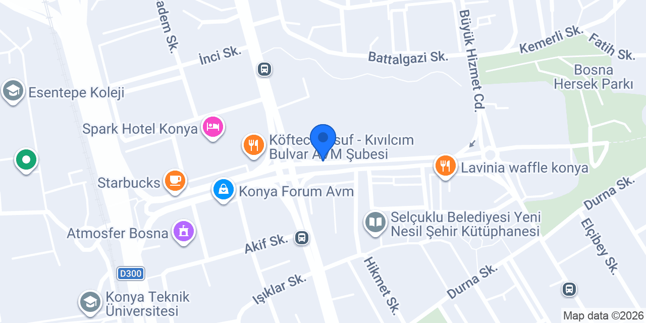 CADDE BOSNA ECZANESİ konumu
