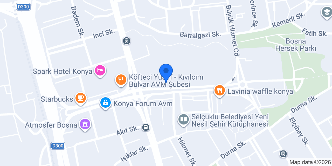 Sağlam Oto kiralama konumu