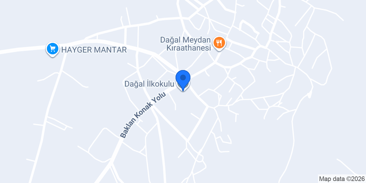 Dağal İlkokulu konumu