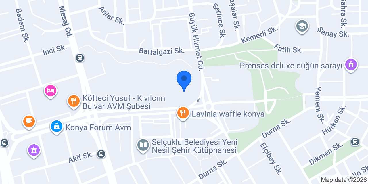 Garanti BBVA Bosna Hersek Mahallesi Şubesi konumu
