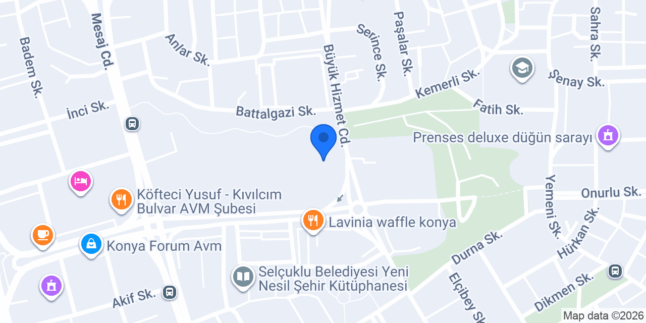 Konya Lezzet Döner 2 konumu