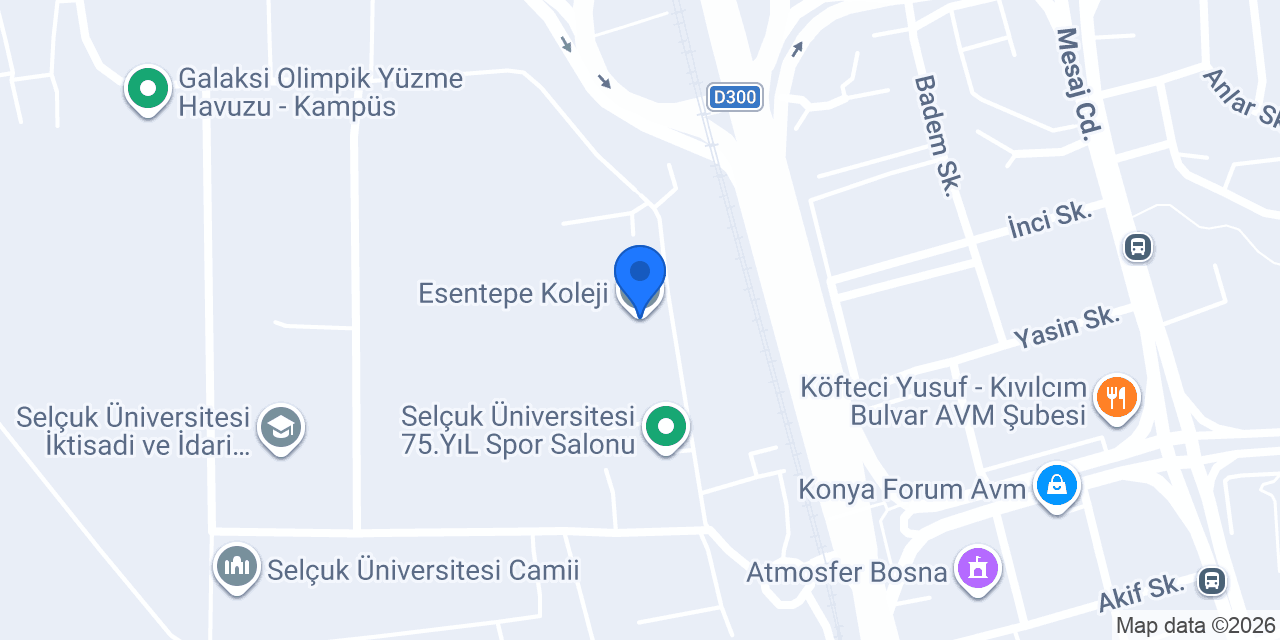 Esentepe Koleji konumu