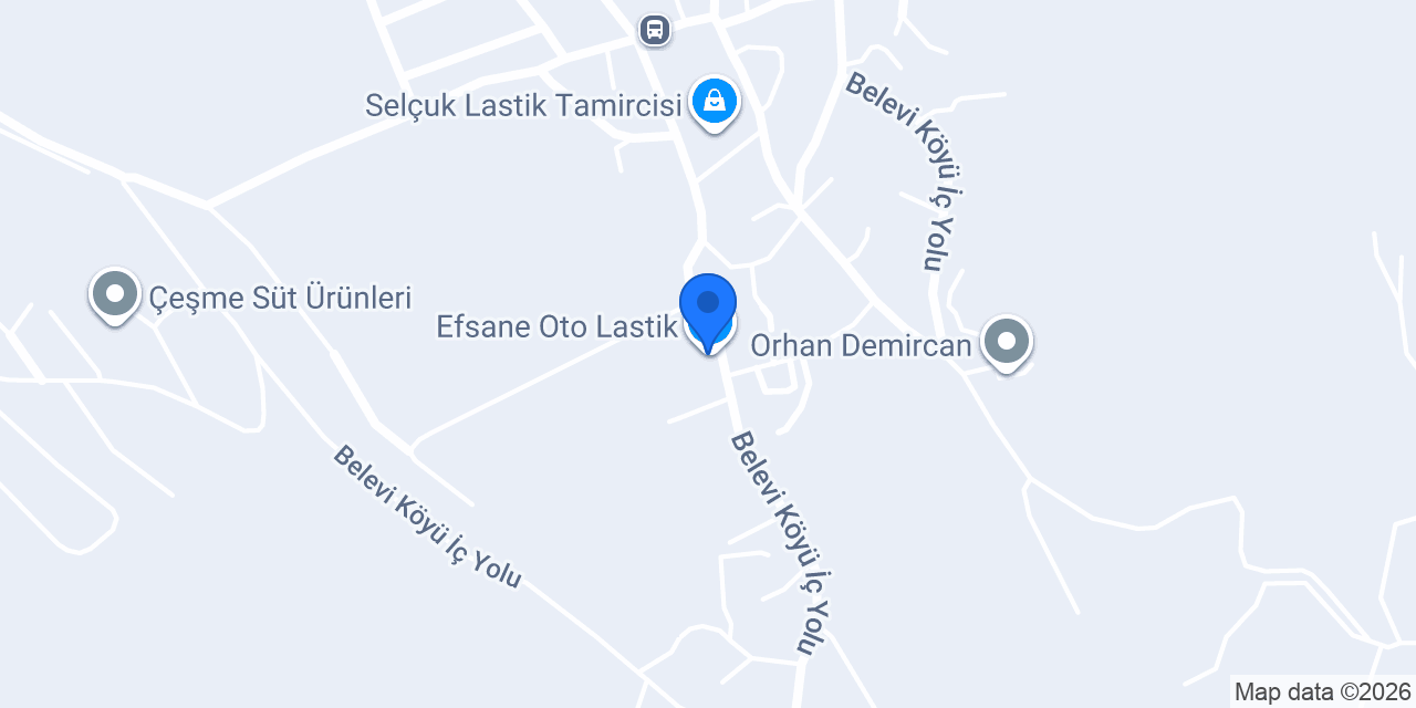 Efsane Oto Lastik konumu
