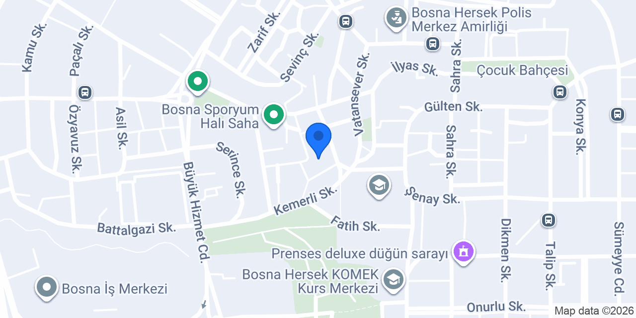 BOSNA ÇİLİNGİR ( SARIBAŞ ANAHTAR ) konumu