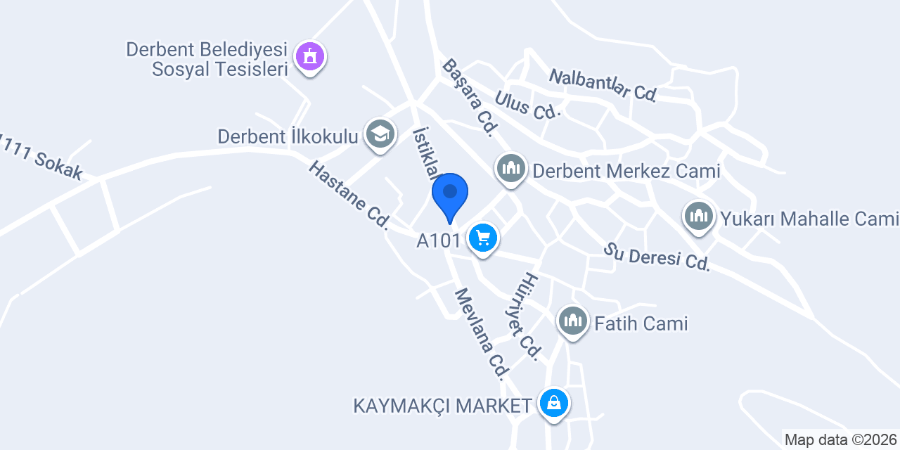 Derbent Noterliği konumu