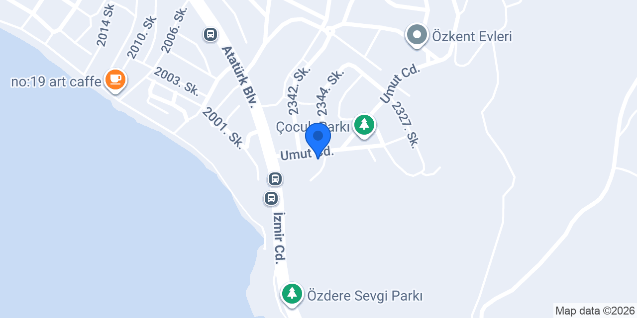 YASEMİN OTEL konumu