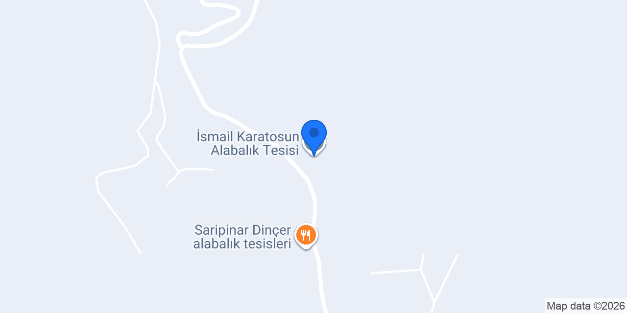 İsmail Karatosun Alabalık Tesisi konumu
