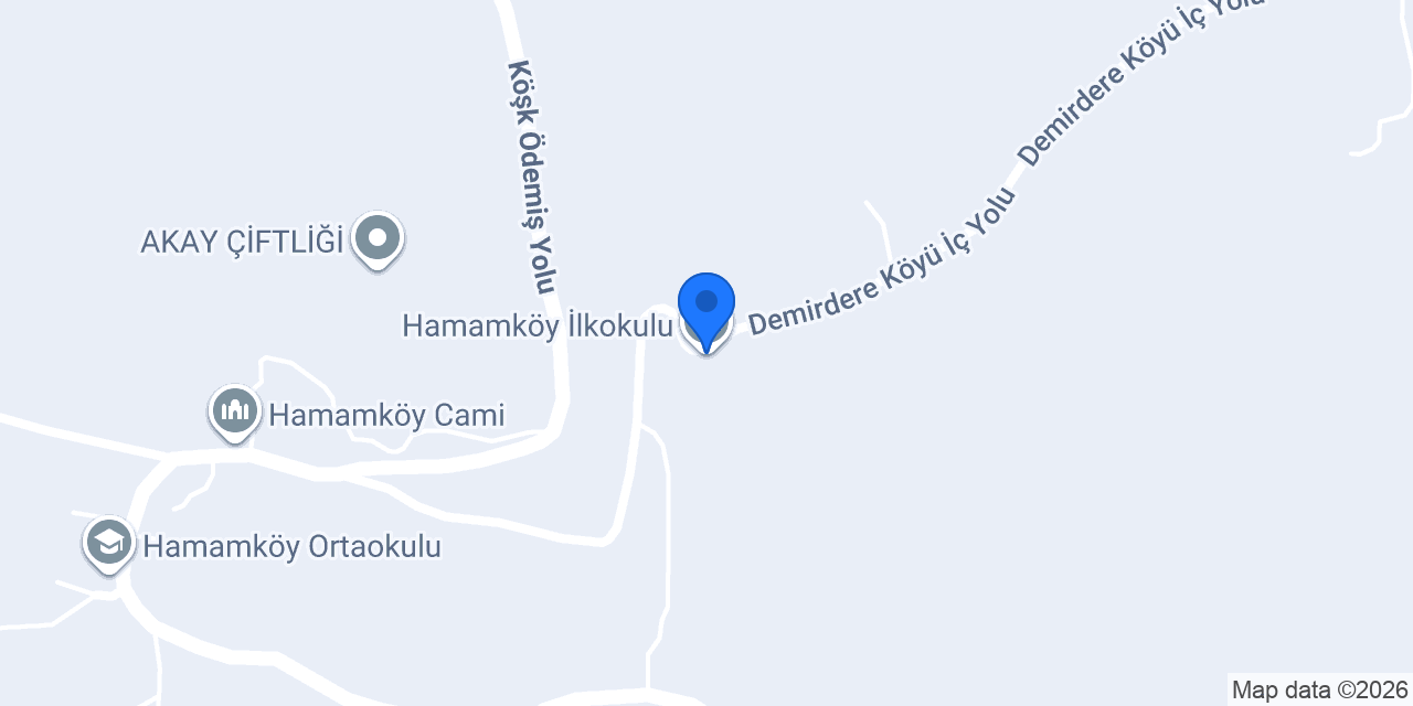Hamamköy İlkokulu konumu