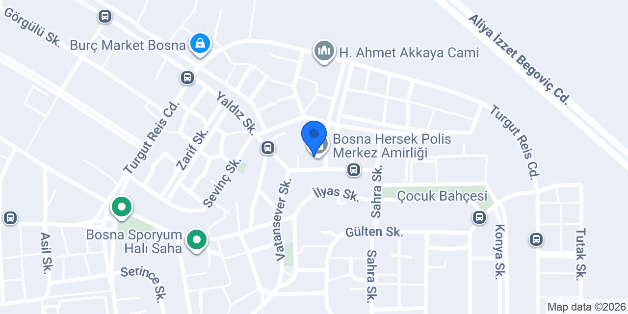 Bosna Hersek Polis Merkez Amirliği konumu