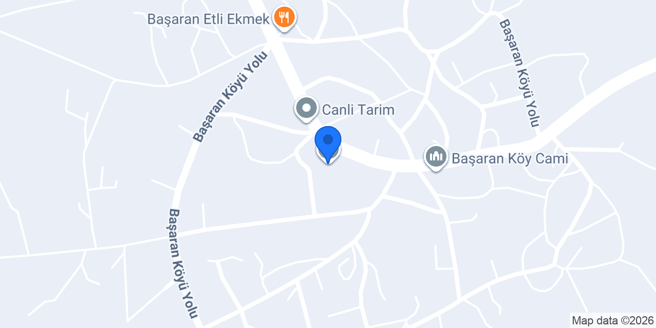 Başaran Ortaokulu konumu