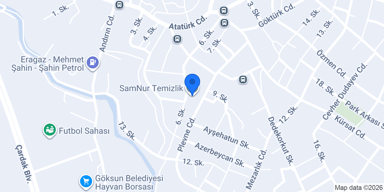 SamNur Temizlik konumu