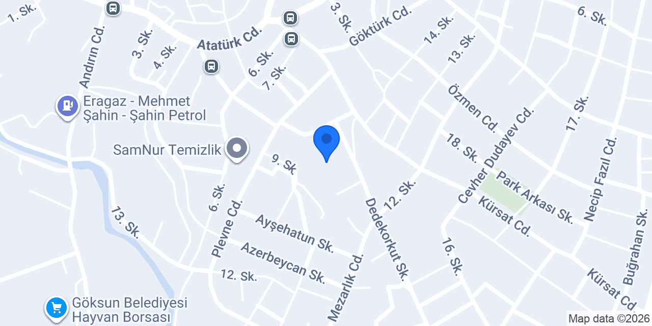 Göksun Lisesi konumu