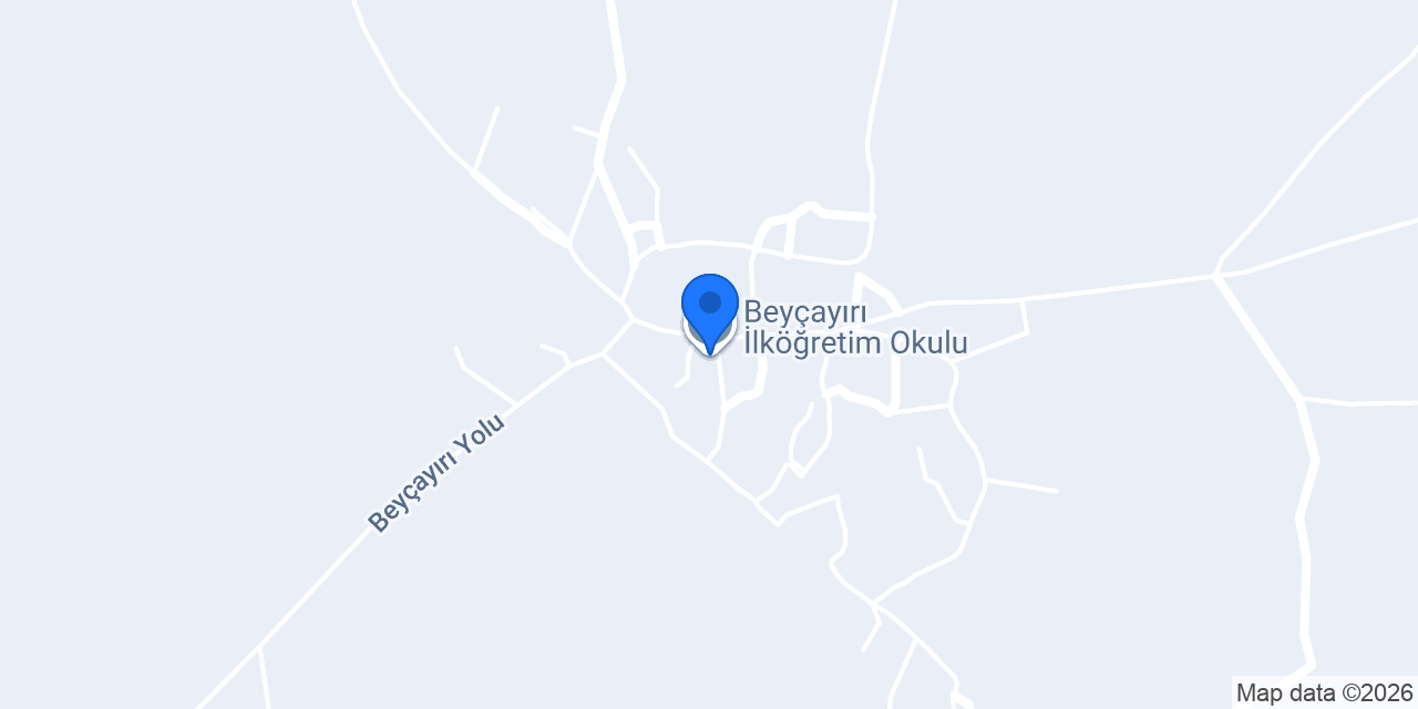 Beyçayırı İlköğretim Okulu konumu