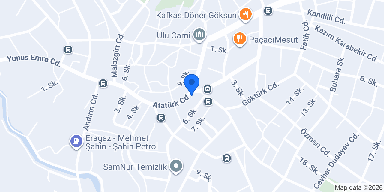 Göksun İlçe Halk Kütüphanesi konumu