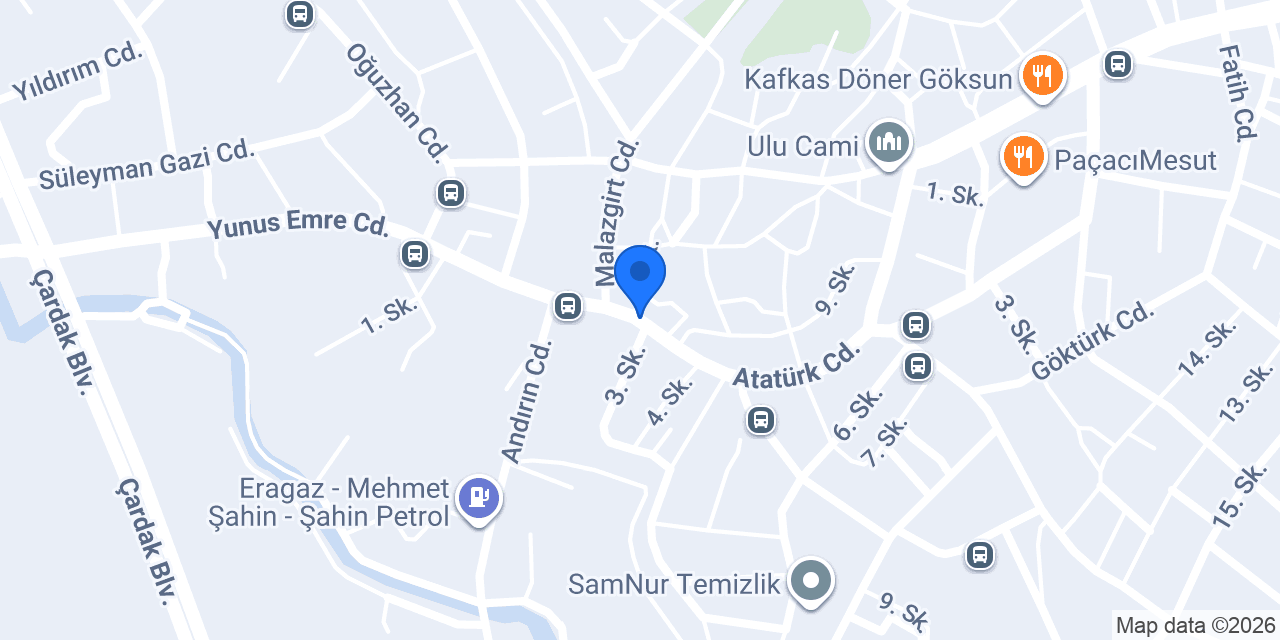 Göksun taksi konumu