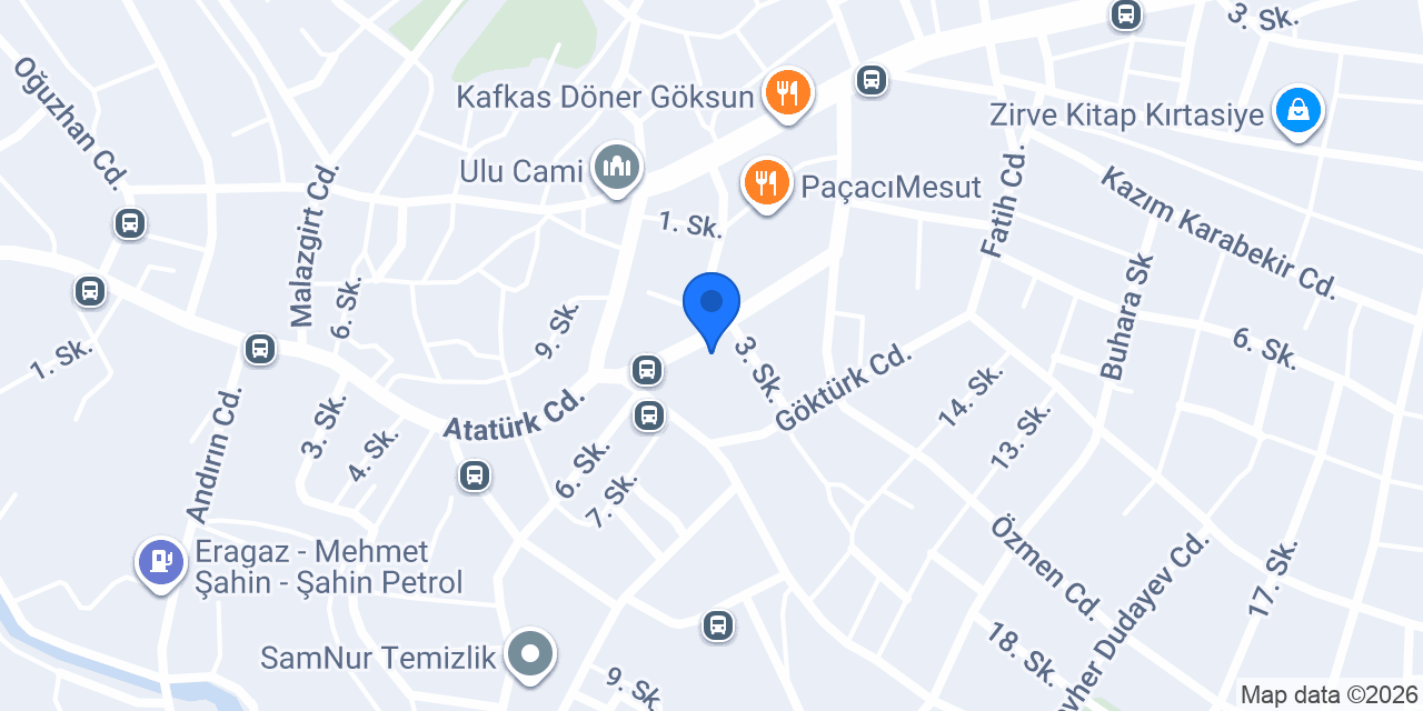 Akay Veteriner Kliniği konumu
