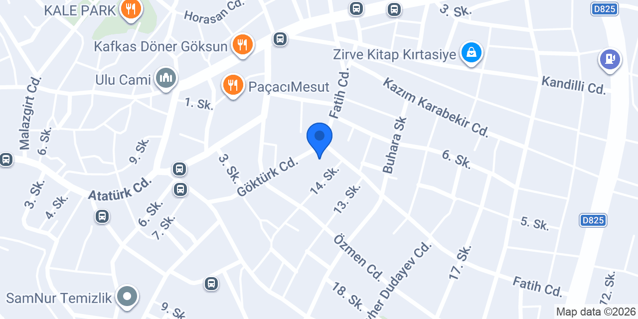 Akçadağ Seramik konumu
