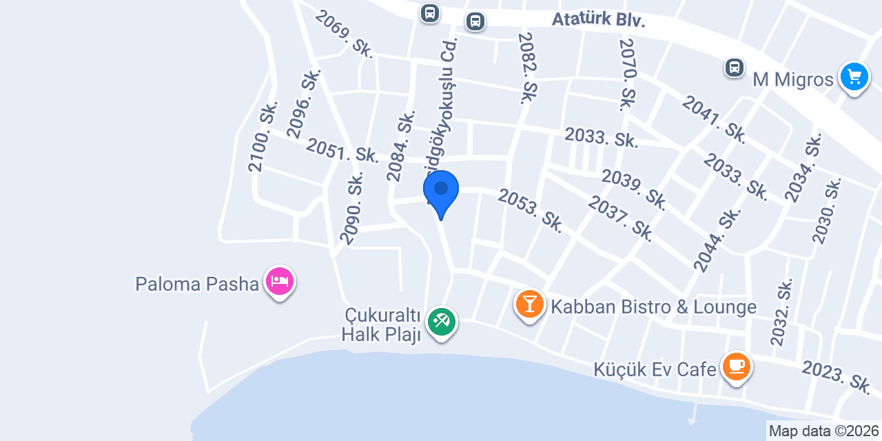 Güneş Motel konumu