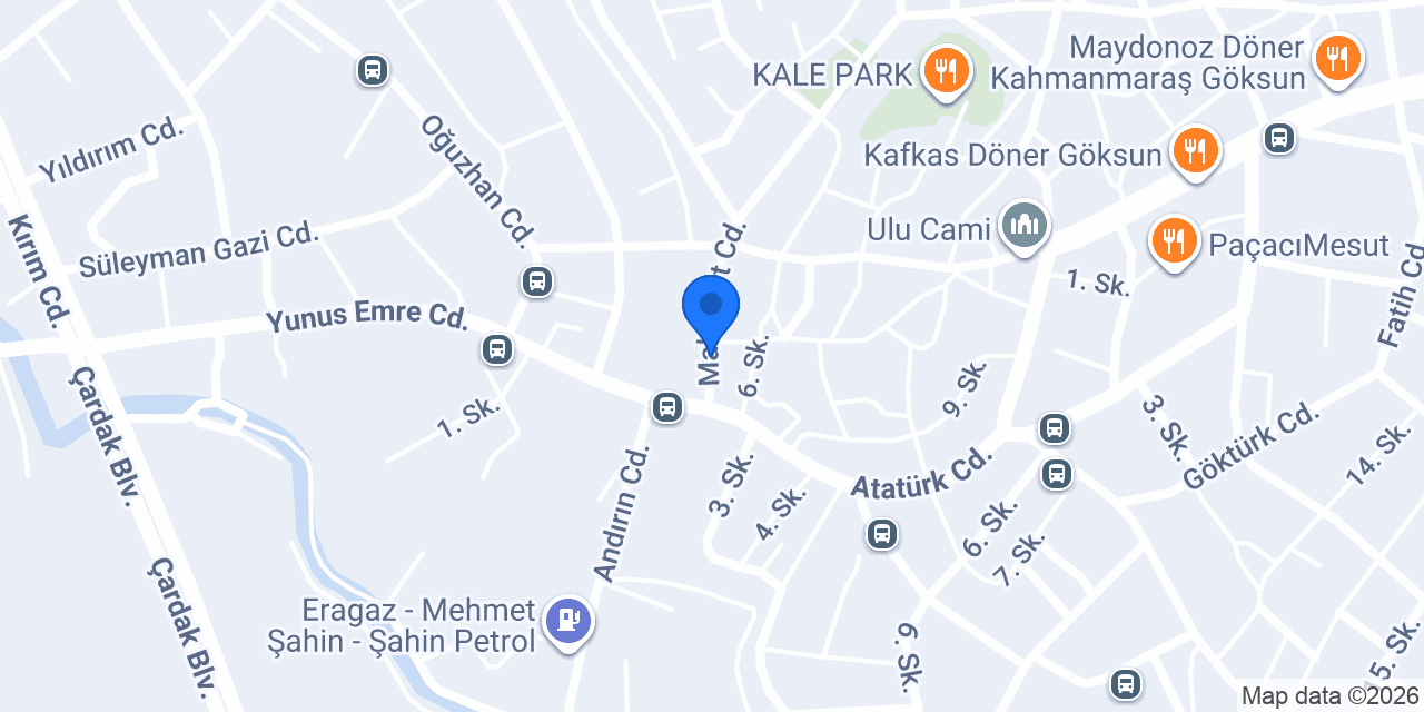 Göksun Proje Ofisi konumu