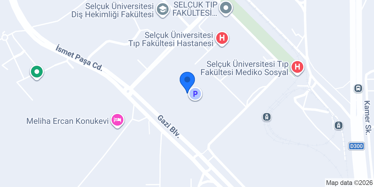 Selçuk tıp taksi konumu