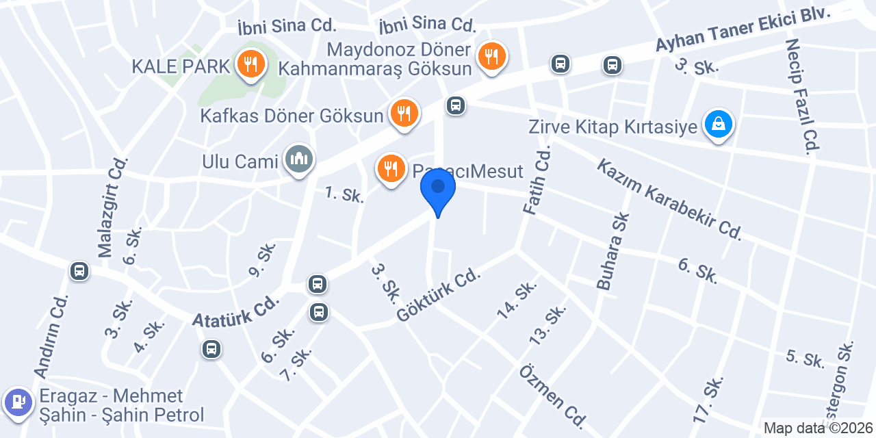 Kır Çiçek Evi konumu