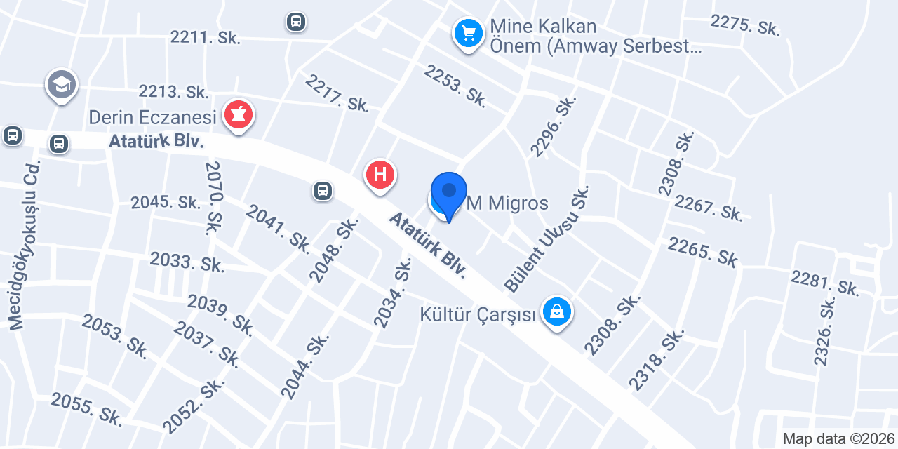M Migros konumu