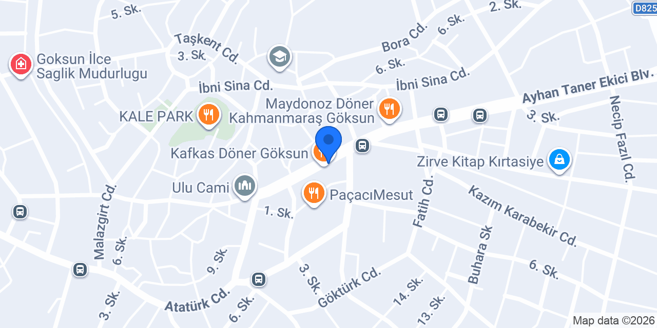 Huzur Kuyumcusu konumu