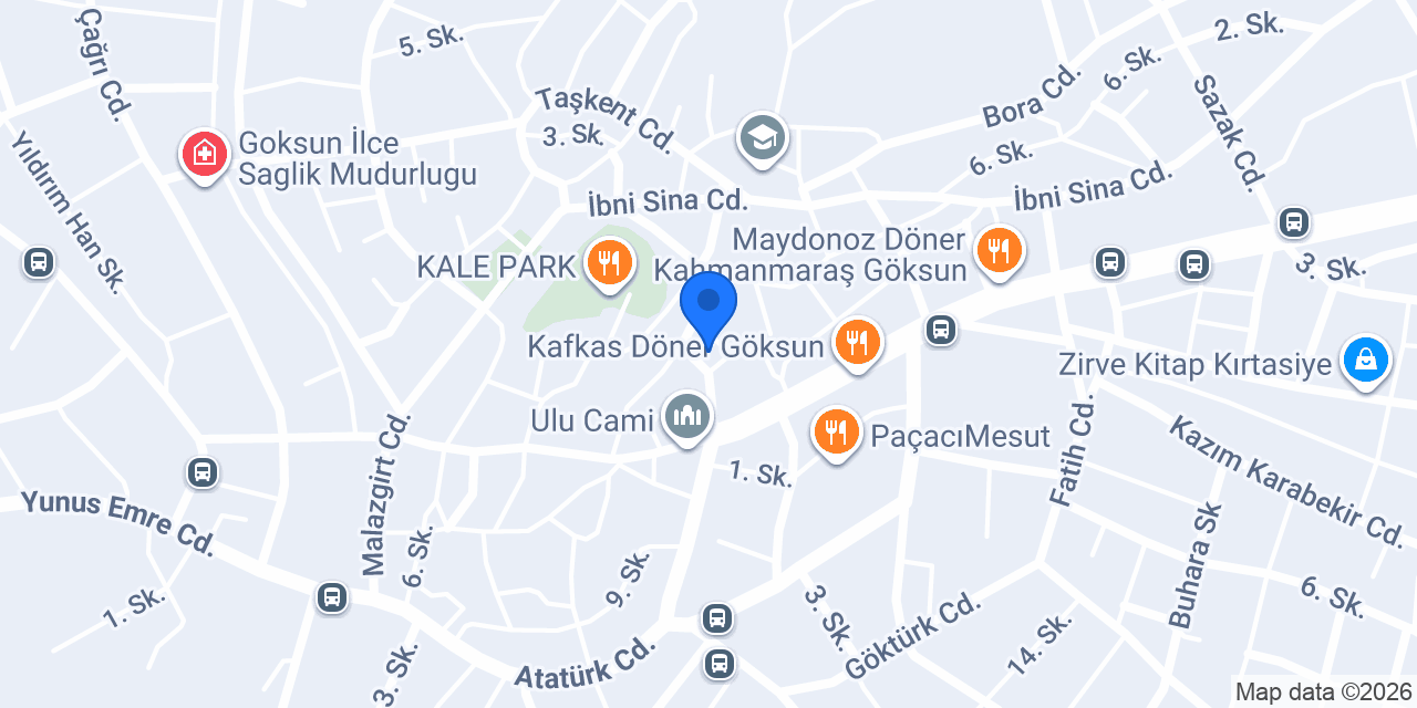 Göksun Hamamı - Turan ASARKAYA konumu