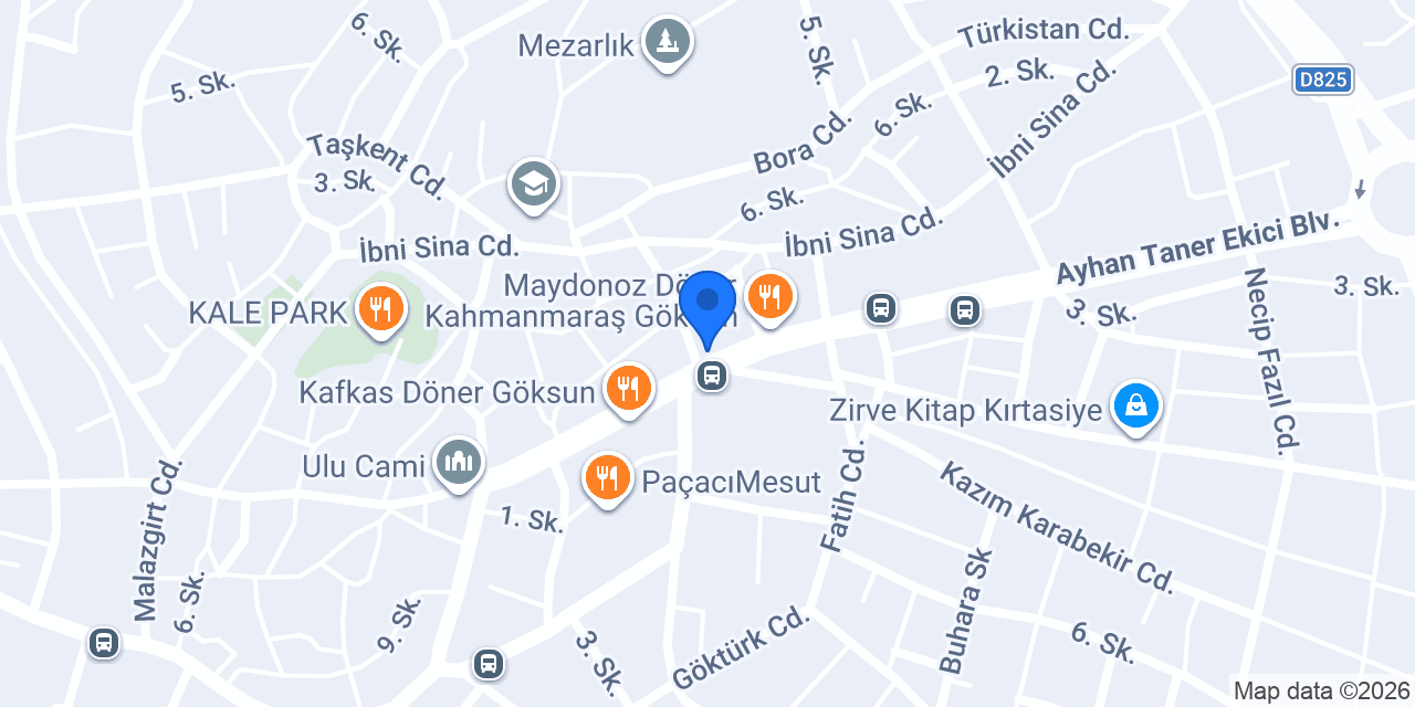 Tuba Eczanesi konumu