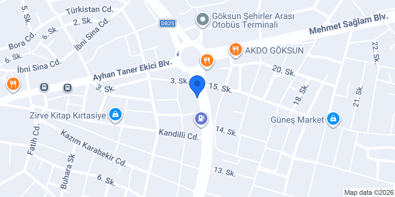 Look Cafe & Restorant konumu