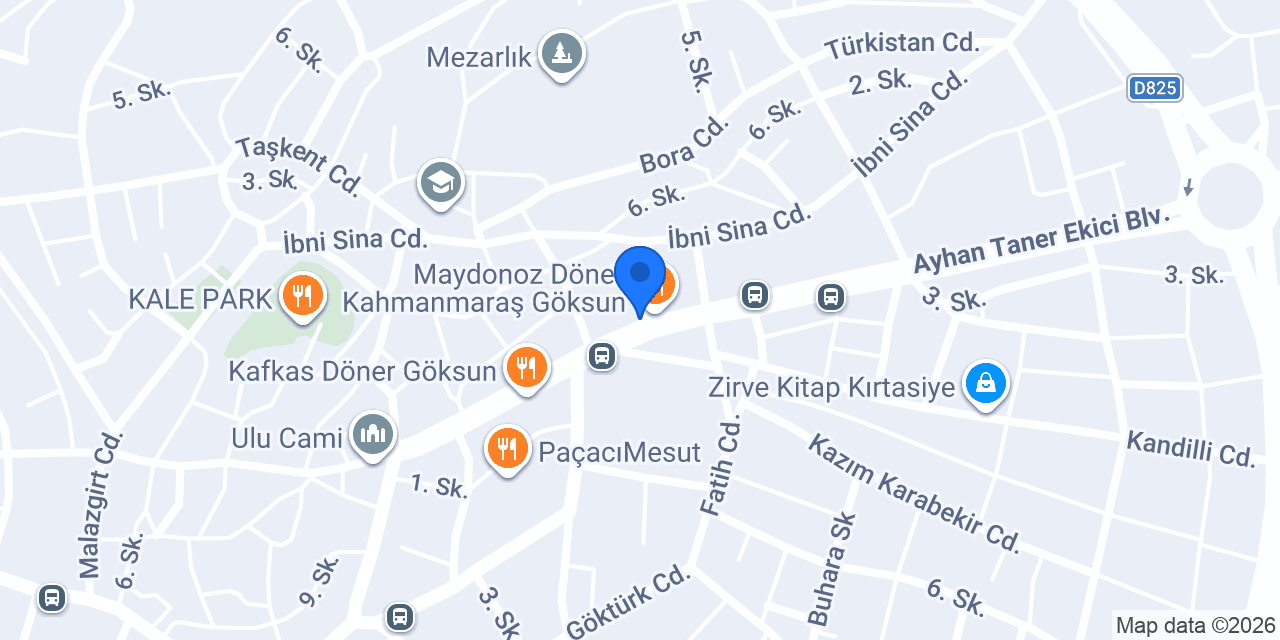 Ysl Beşler Restaurant konumu